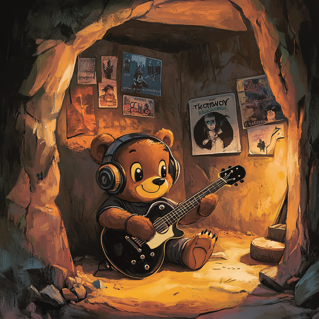 Jonny's Cave: A Rock Star Bear's Dream