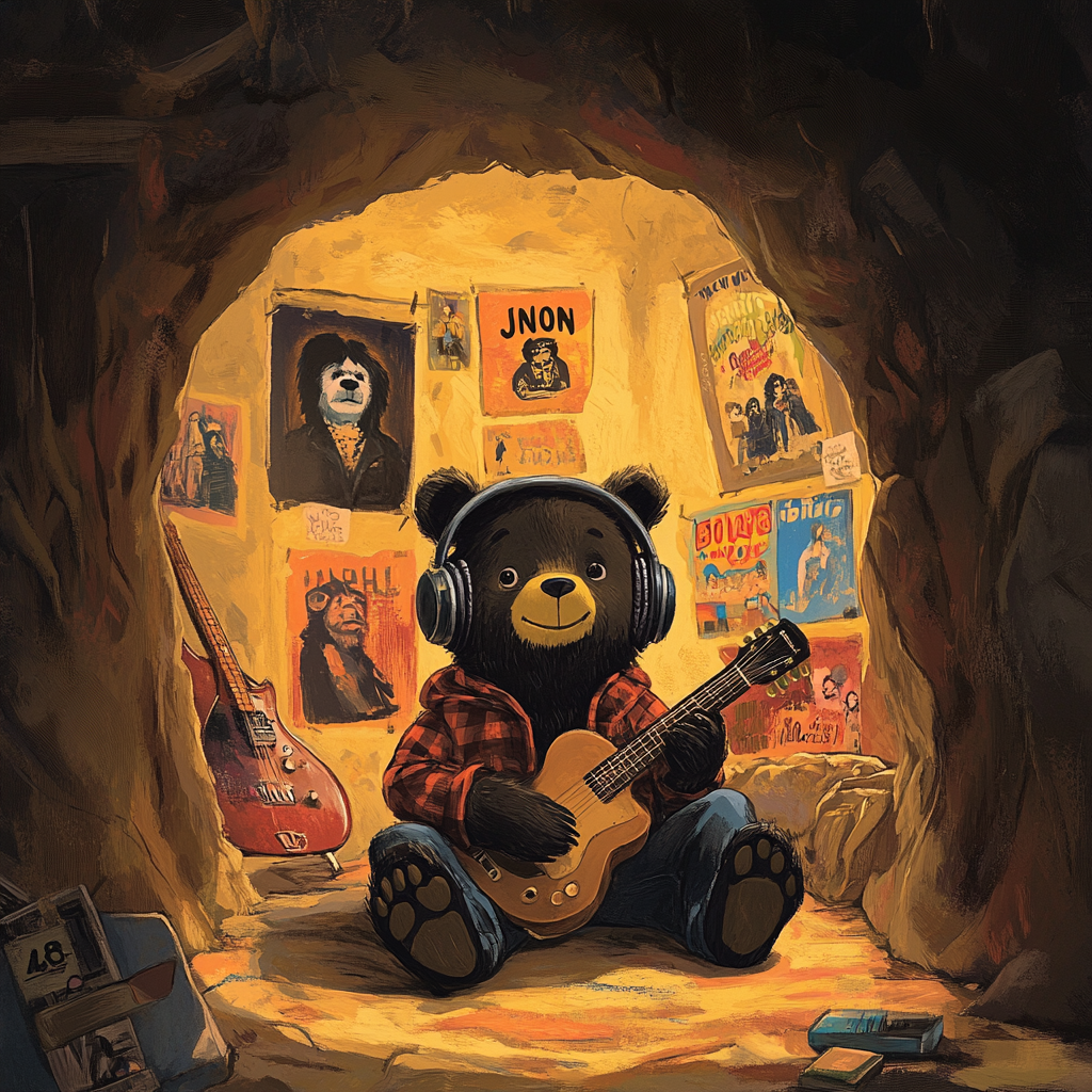 Jonny's Cozy Rock Star Bear Cave Adventure