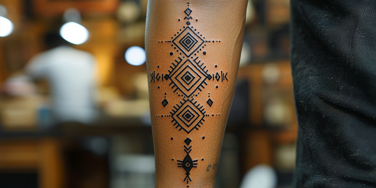 Kenyan-inspired Armband Tattoo Design