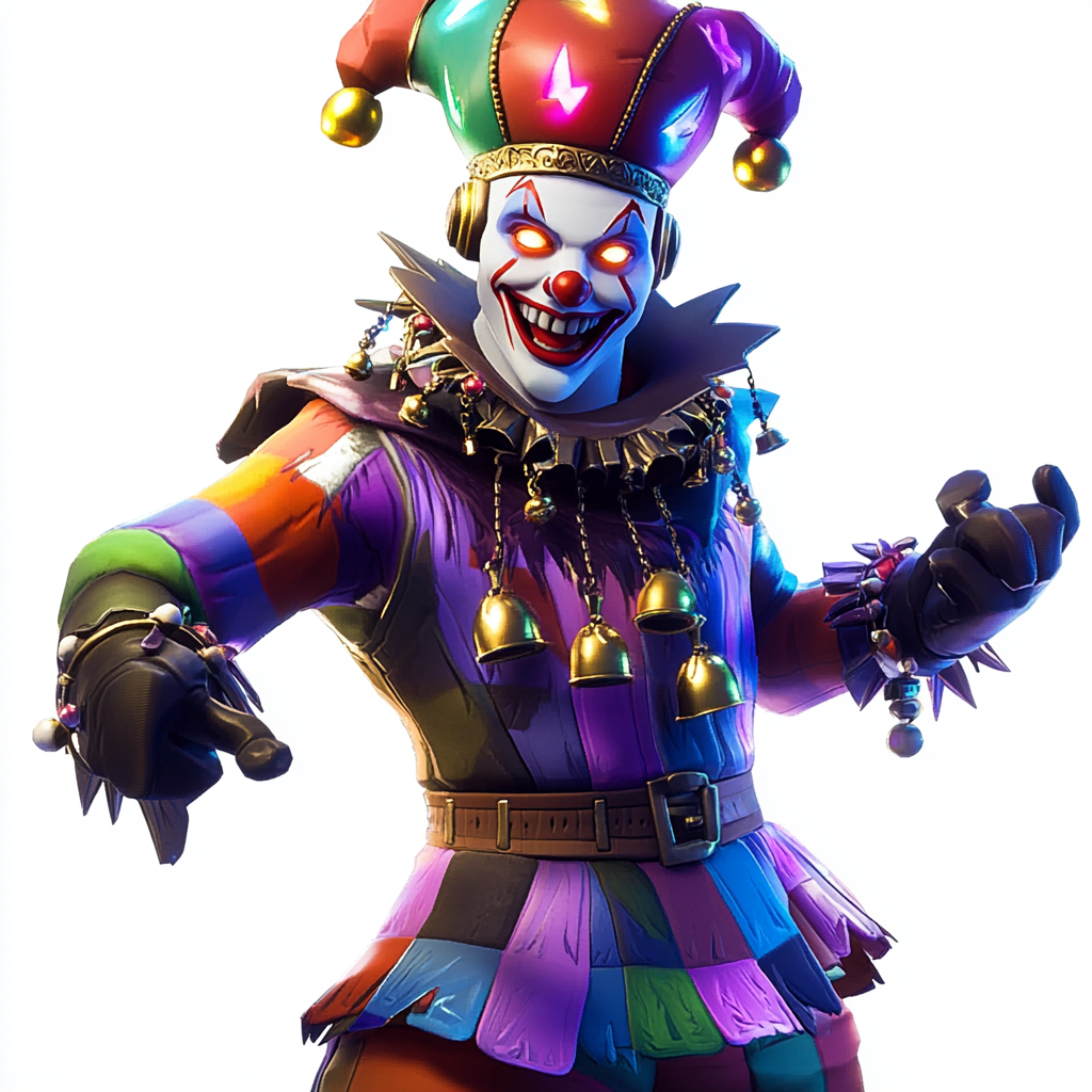 King's Court Jester Electronica DJ Fortnite Style 