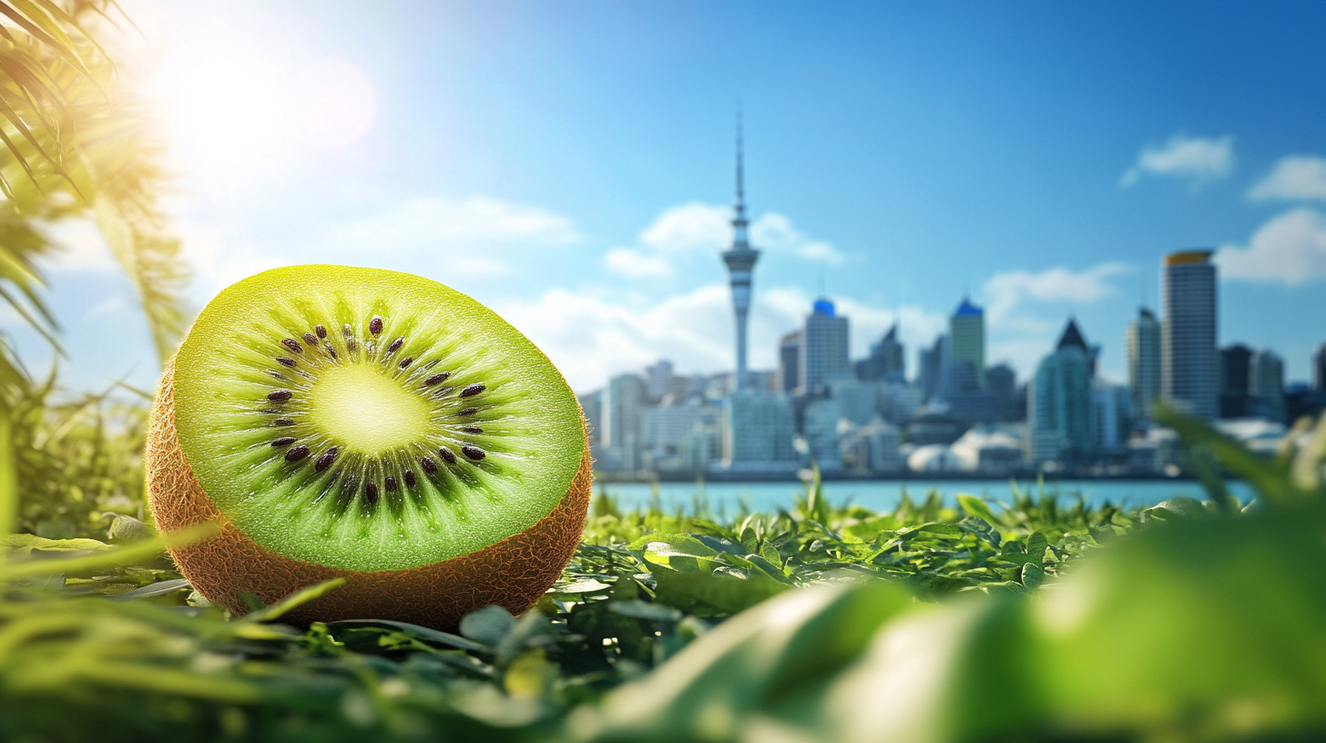 Kiwi in Auckland with detailed, serene view.