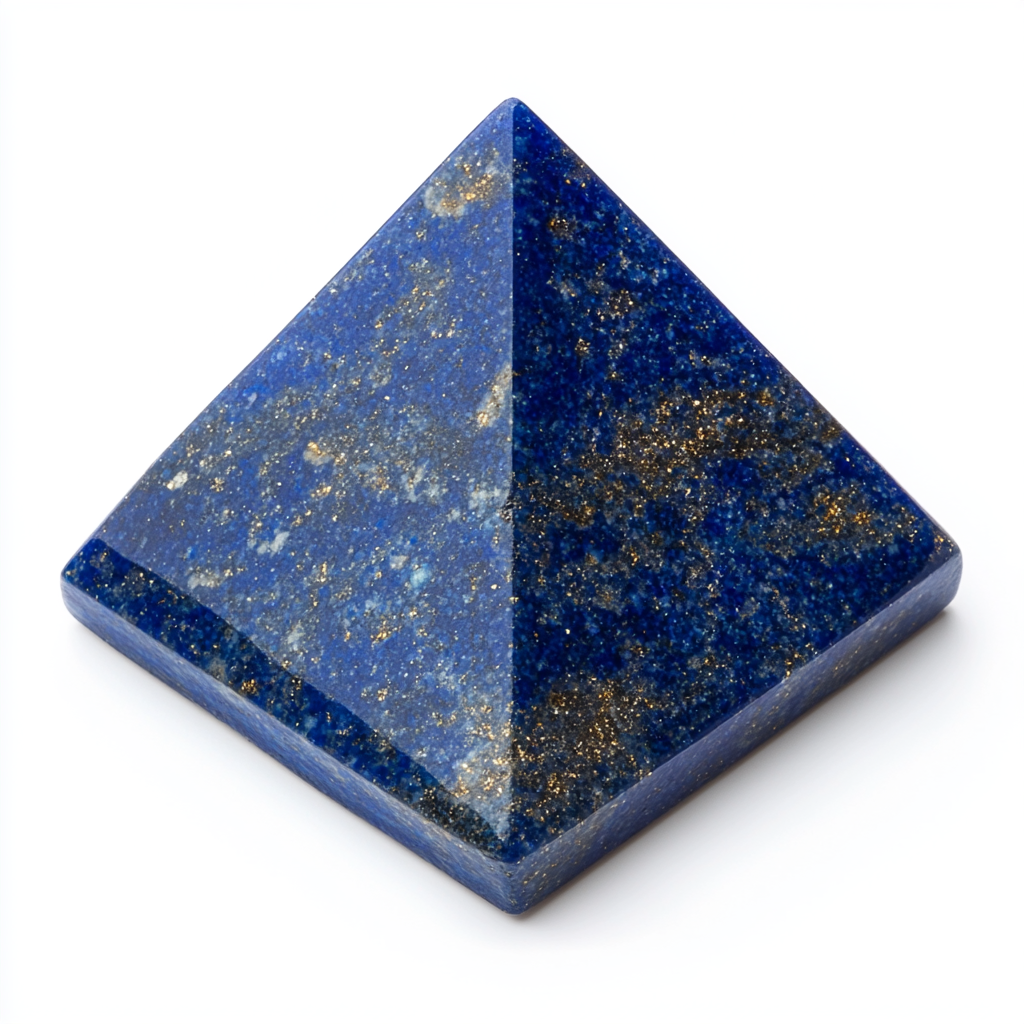 Lapis Lazuli Tetrahedron with Bright Stars, High Resolution