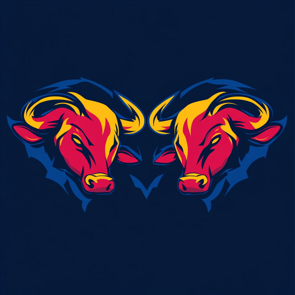 Logo inspired by Red Bull Racing with Red Cow Racing.