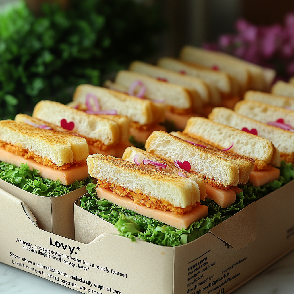 Lovey Sandwiches: Artisanal Eco-Friendly Packaged Delights