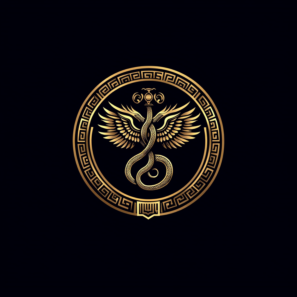 Luxurious Versace-style Logo Design for United MedTech Group