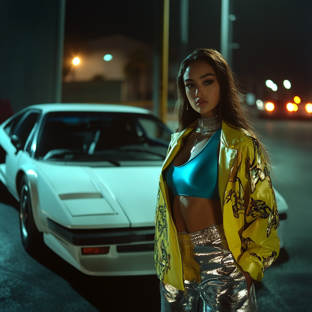 MIA Singer's Night Time Cool Outfit by Sport Car