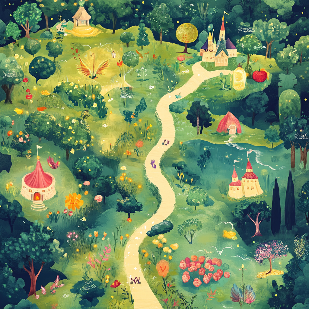 Magical Fairytale Map: Journey Through Avon Fragrances