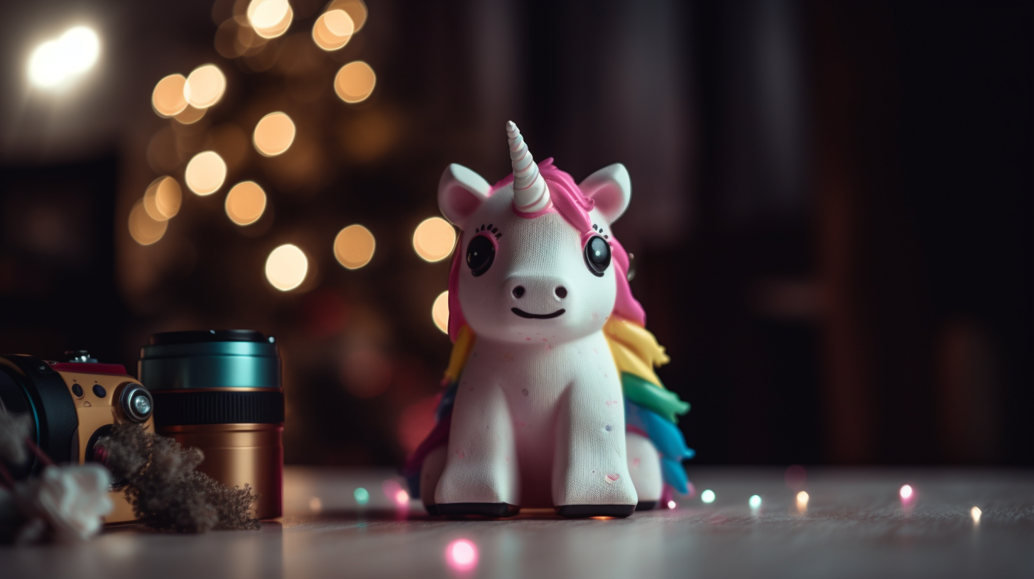 Magical Unicorn Captured With Cinematic Camera