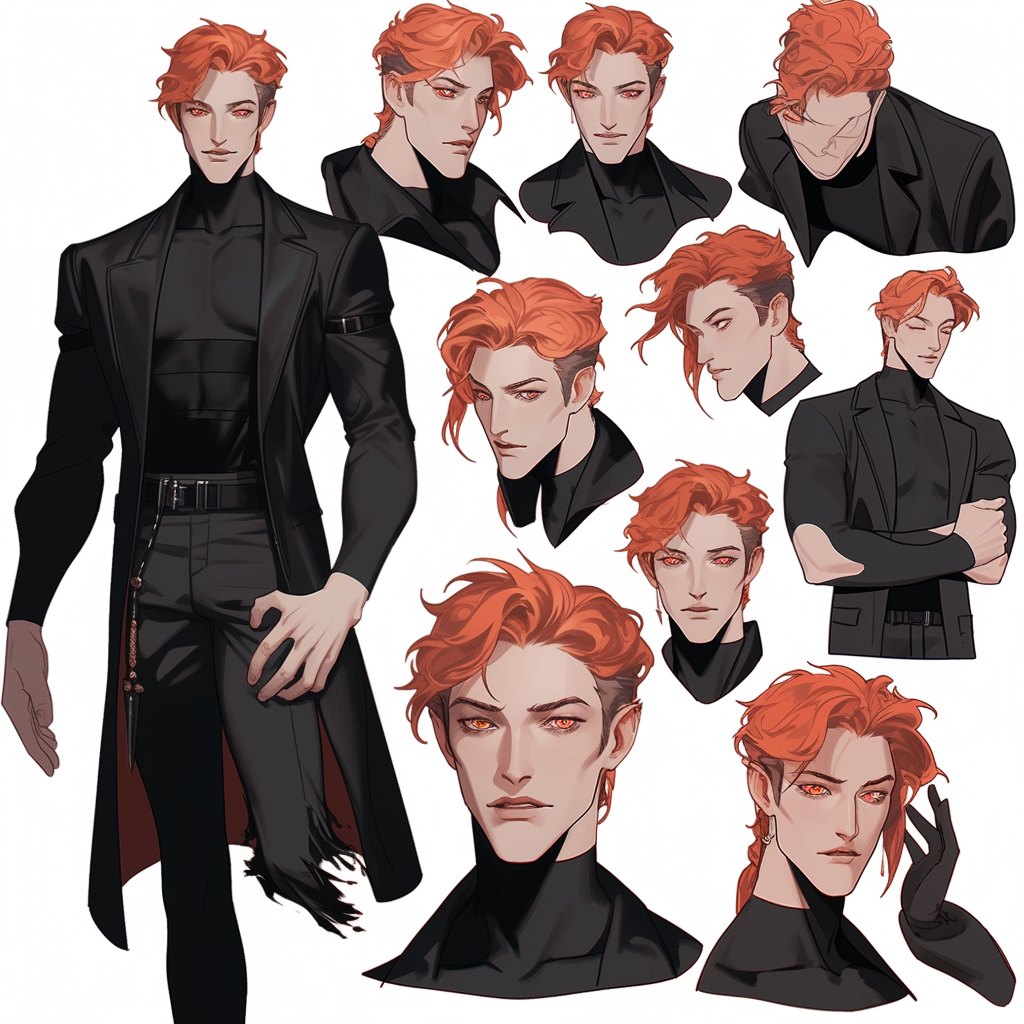 Male Human Adoptable Vampire Character - Niji 5 