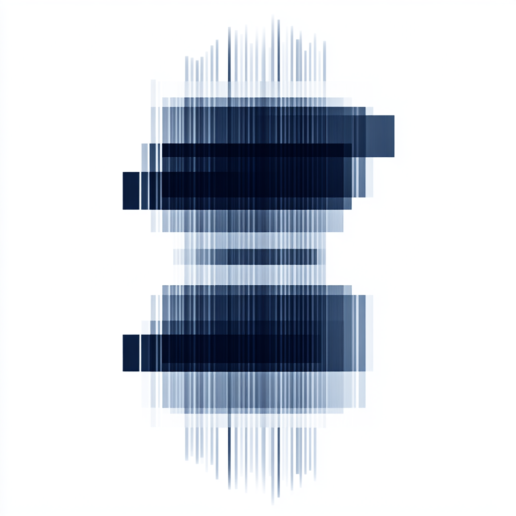 Merging intervals portrayed in diagram with navy blue bars.