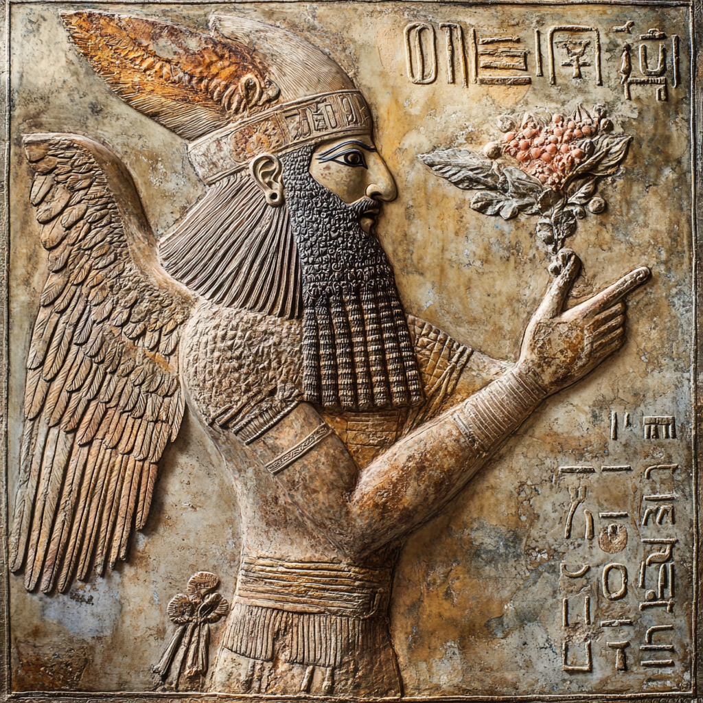 Mesopotamian inscriptions aim for accurate god Apsu representation.