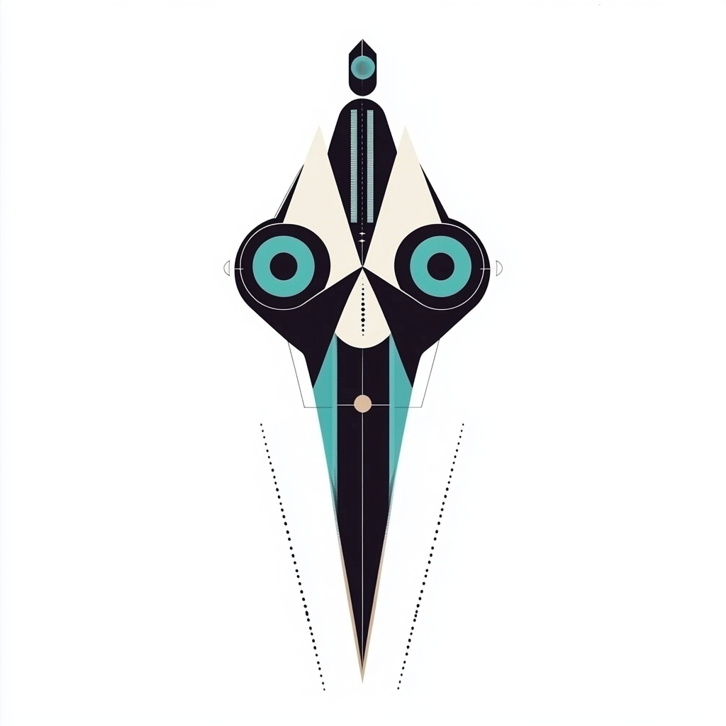 Minimalist vector illustration of blue and black hair scissors