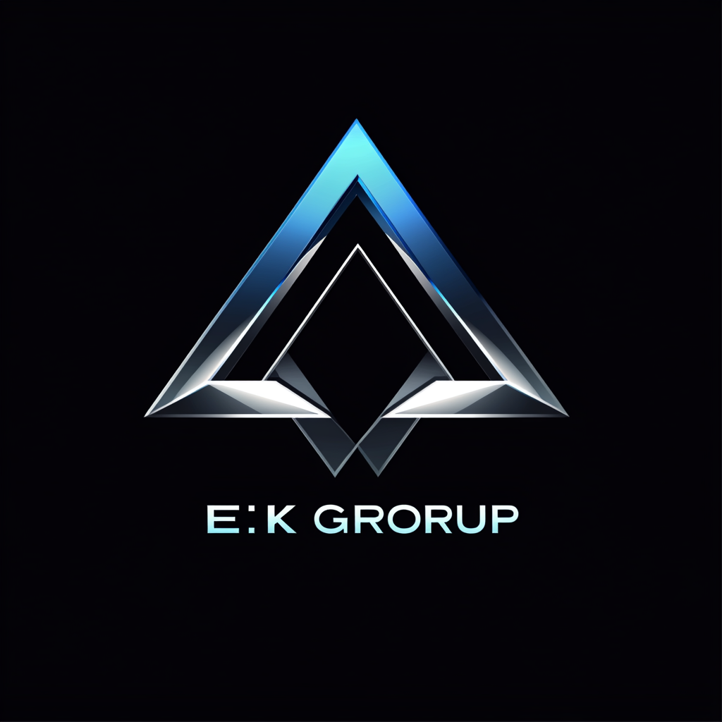 Modern, professional logo for 'E.T.K GROUP'