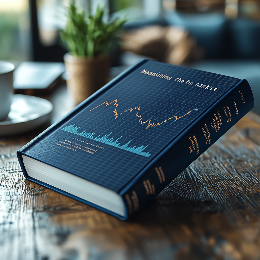 Modern 3D Book Cover Mockup for Stock Trading Guide