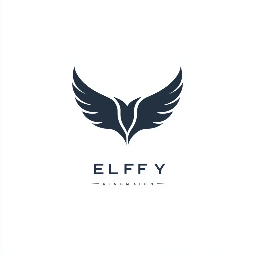 Modern Elefly Logo Design Professional Rental Company