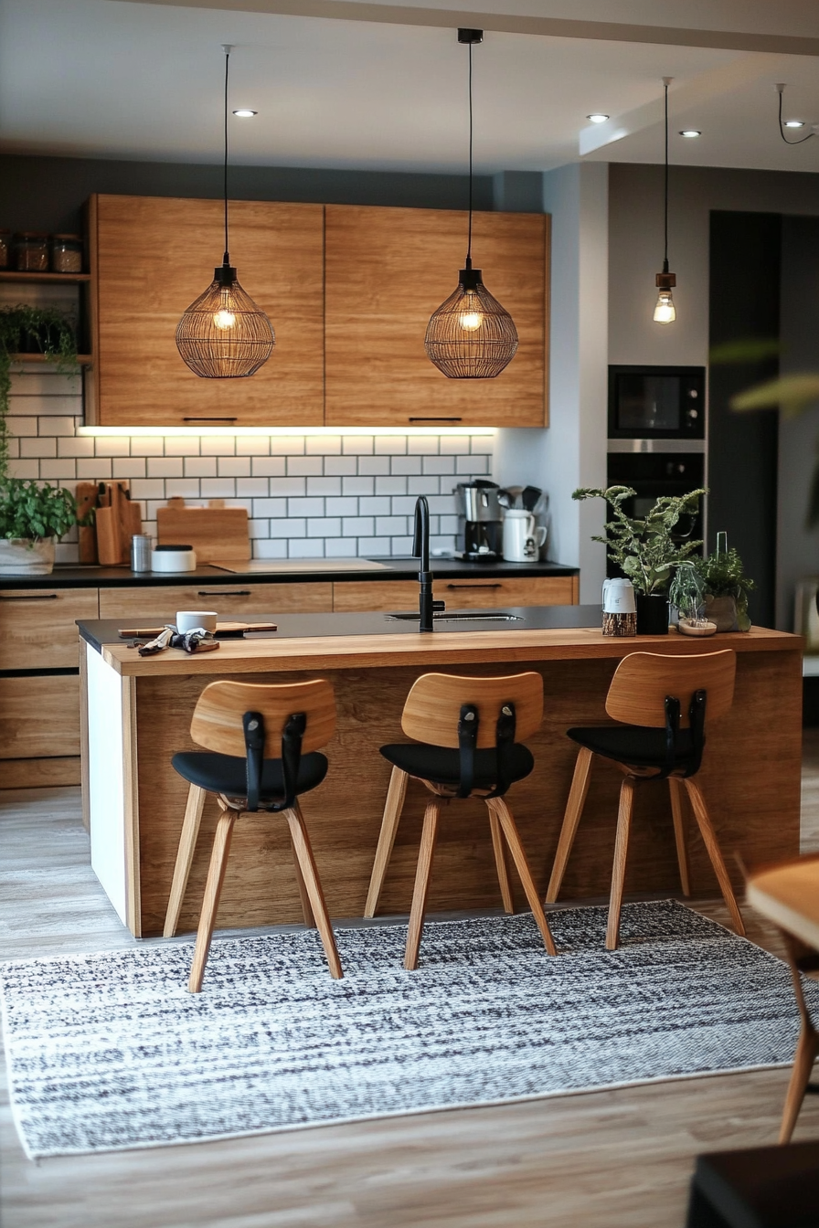 Modern Scandinavian Kitchen Design with Natural Materials