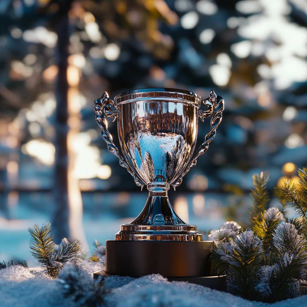 Morning Winter E-sports Gaming Competition Trophies