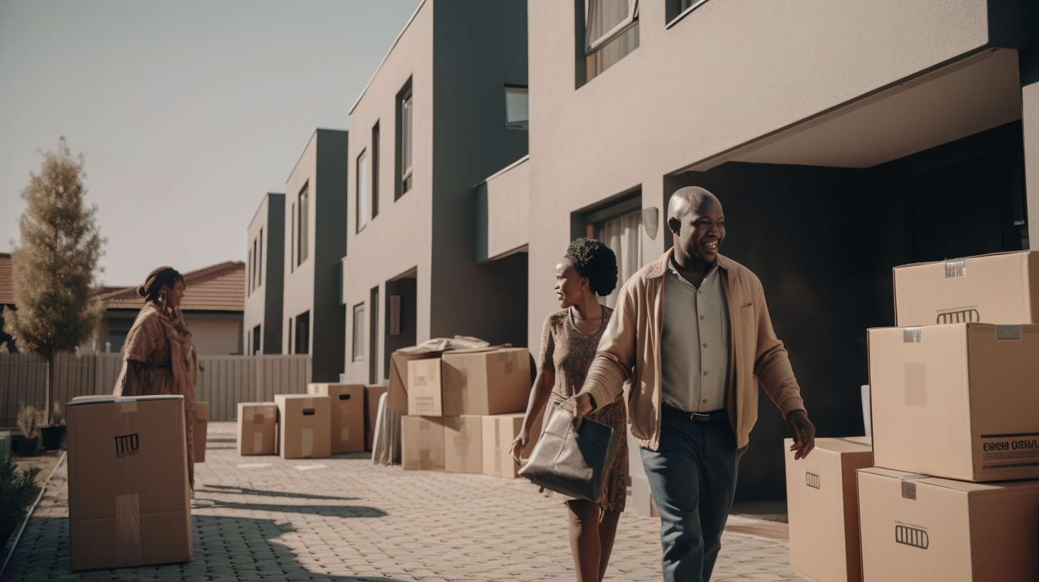 Moving Day in South Africa: Happy Couple Settling In