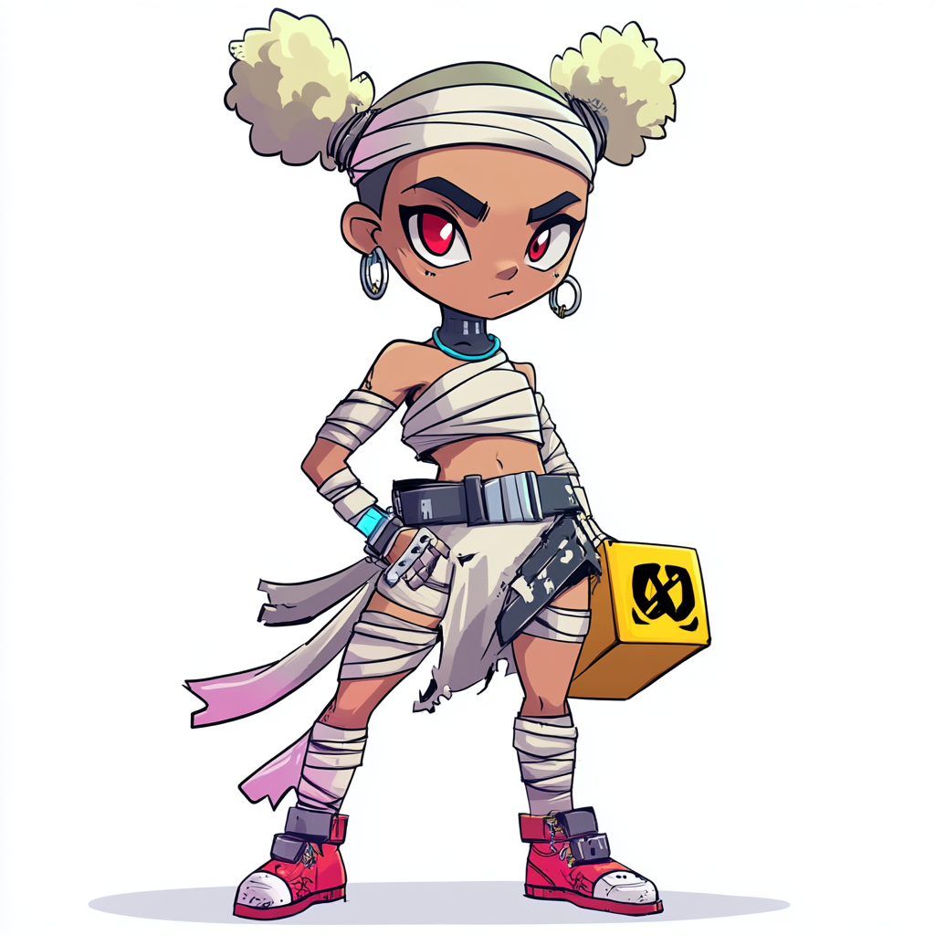 Mummy-inspired Brawl Stars character with modern twist