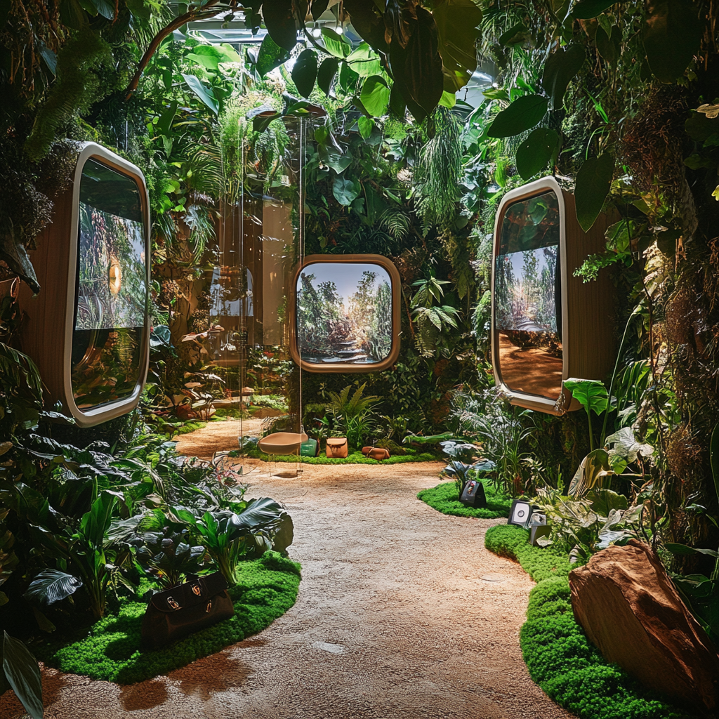 Mystical Garden: Loewe Pop-Up Store