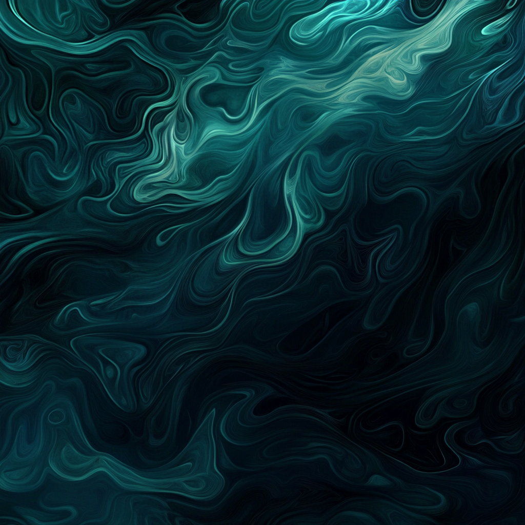 Mystical ocean background with swirling water patterns