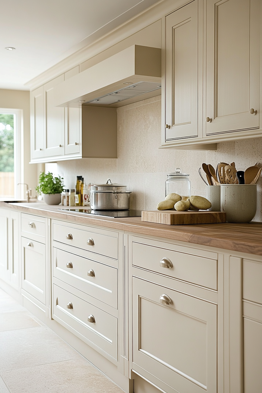 Neutral Palette Kitchen: Calm, Elegant, Serene Space