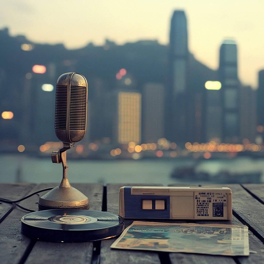 Nostalgic photo of 1980s Hong Kong music scene.