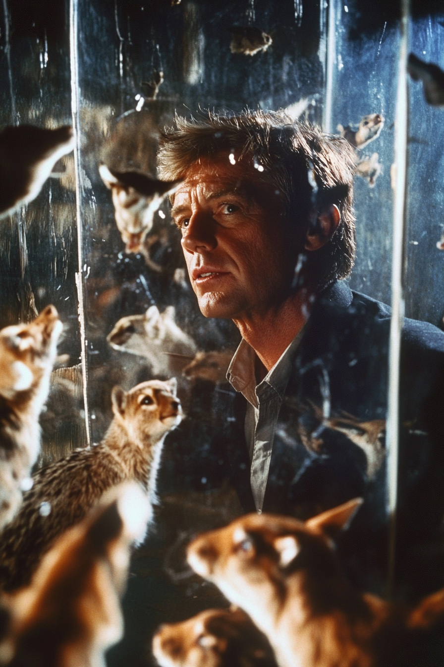 Old RFK Jr. photo with animals, very realistic.