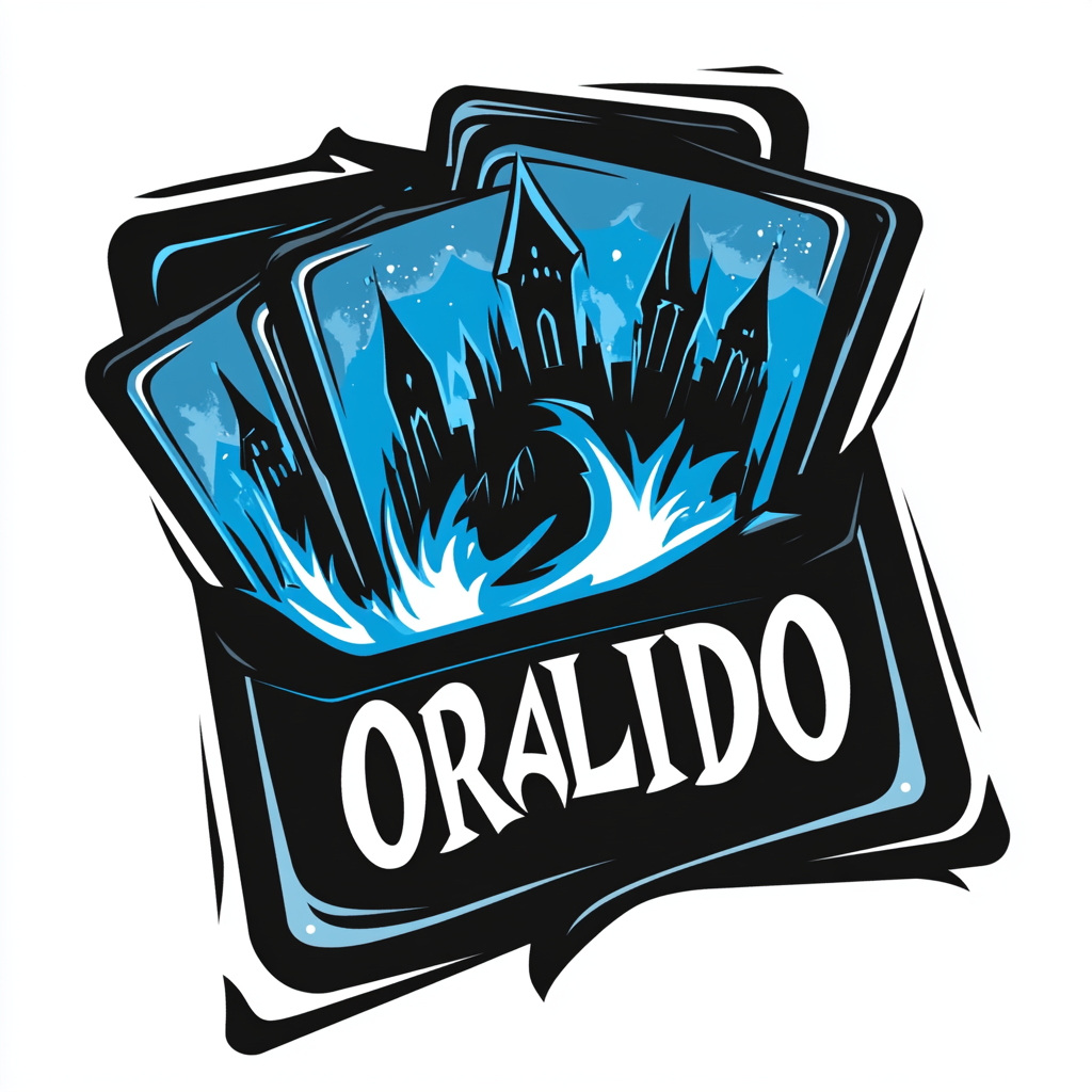 Orlando Enclosed Logo for Card Convention in Blue and Black