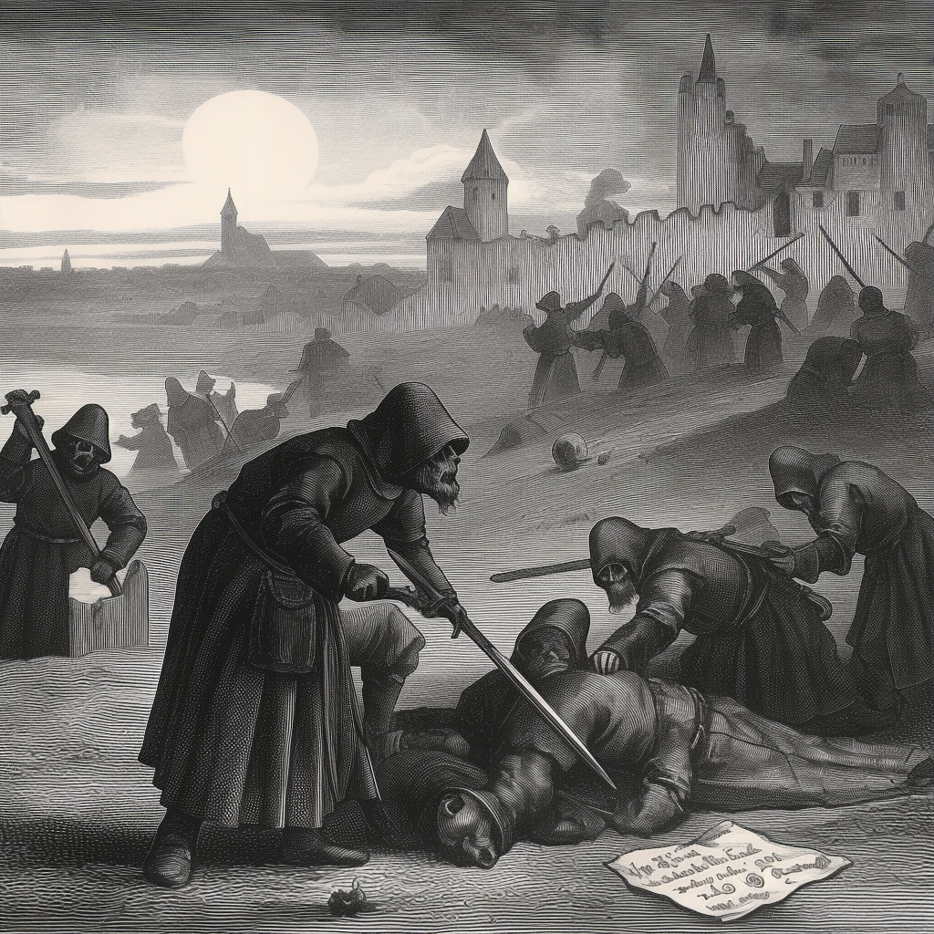 Plague pandemic killed millions in medieval Europe.