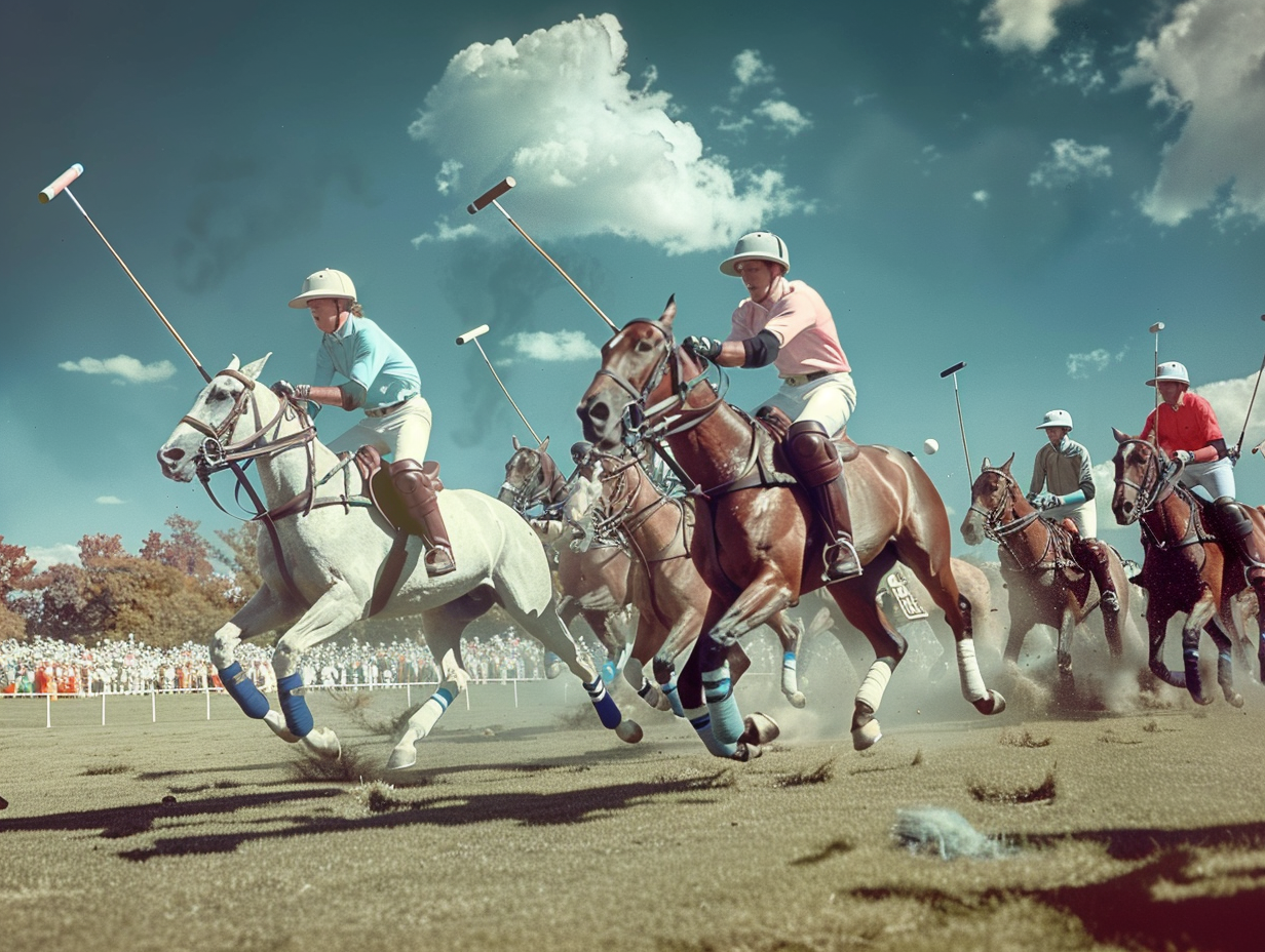 Polo Players in Action: Elegance, Energy, Tradition