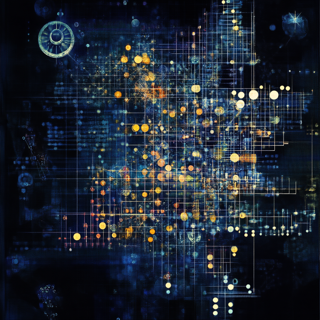 Portrait of array of numbers with one missing.