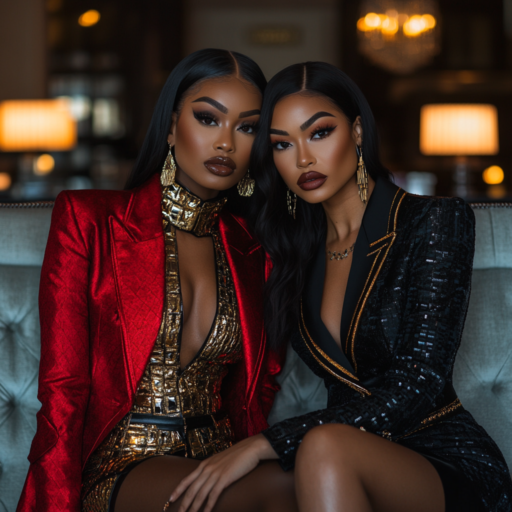 Powerful African American and Hispanic Boss Women in Balmain Blazers