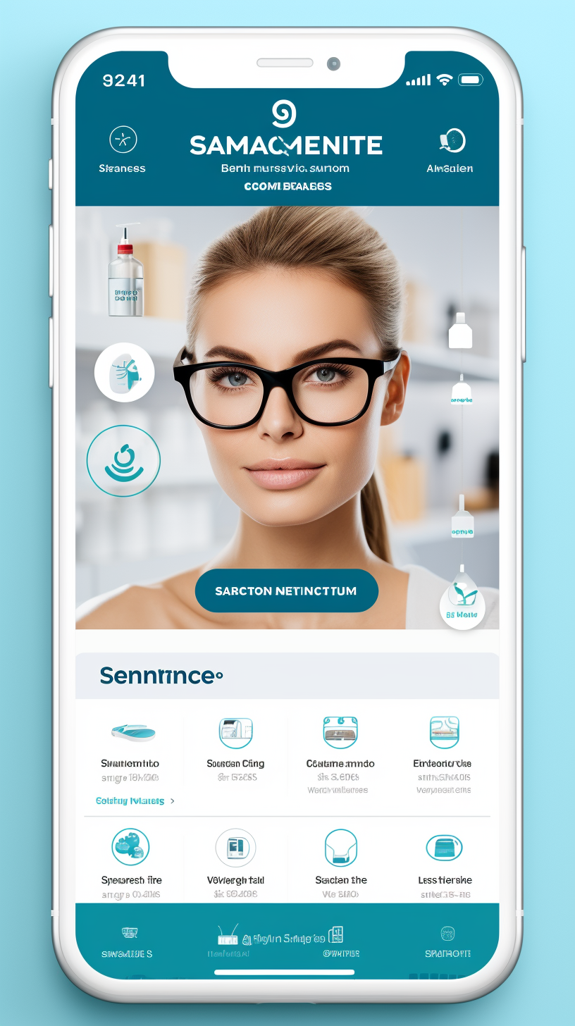 Professional Eye Care Brand's Clean Mobile App