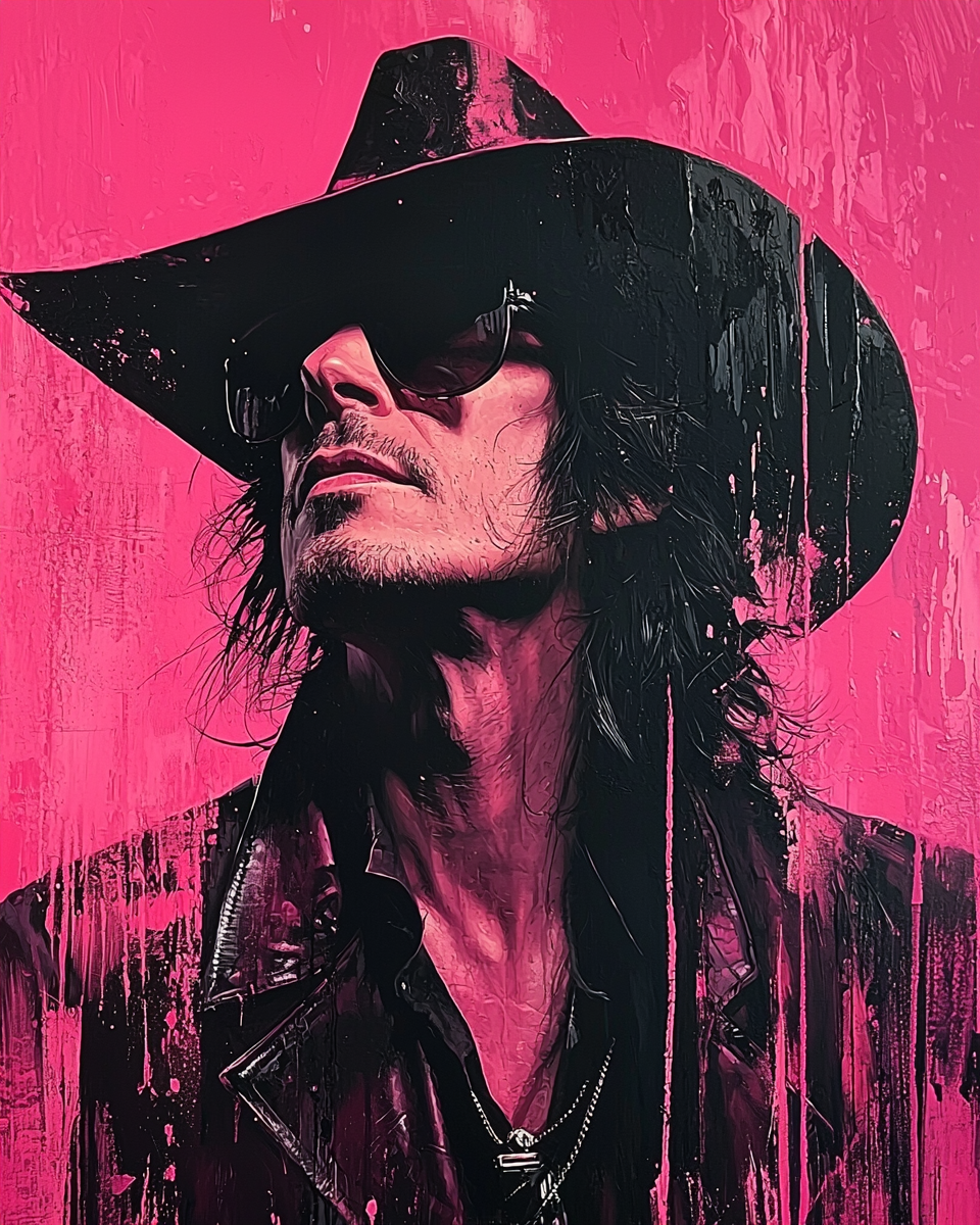 Professional pink image of Slash with vibrant accents