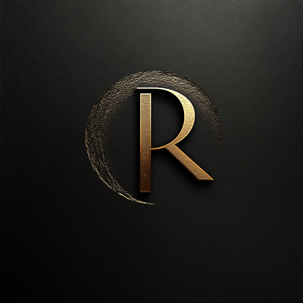 Raatgever logo: Luxurious, elegant, minimalist fashion brand emblem.