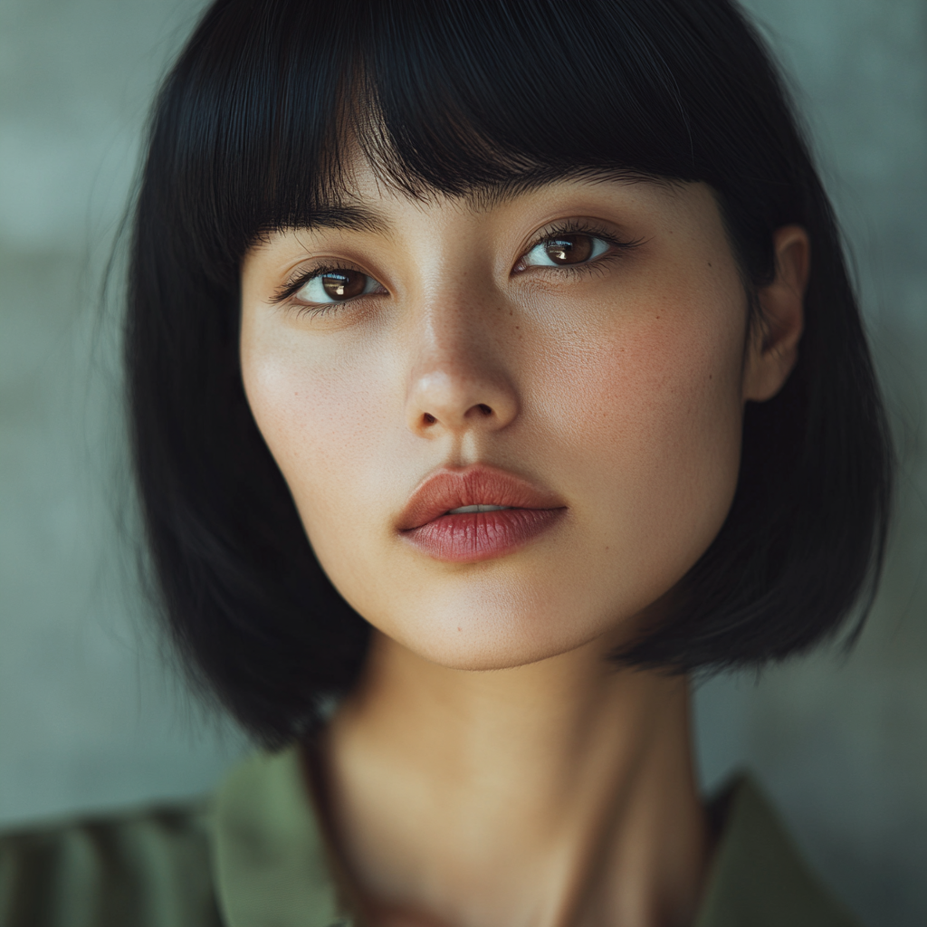 Realistic 28-year-old Woman Portrait, Natural Skin Textures, Fujifilm X-T4