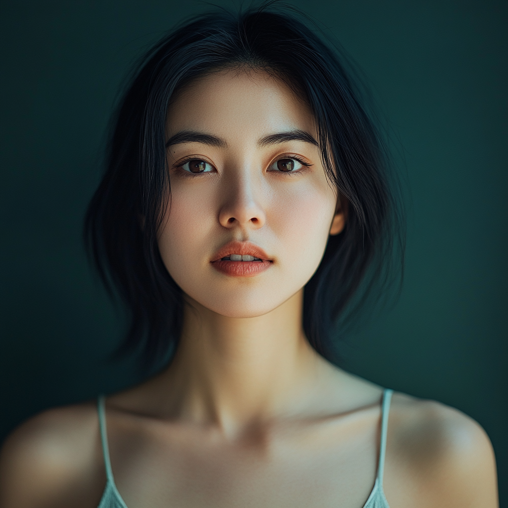 Realistic portrait of 28-year-old woman - Canon EOS 5D Mark IV