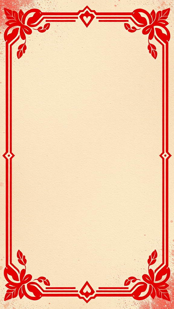 Red Textured Border for Card Game Cards