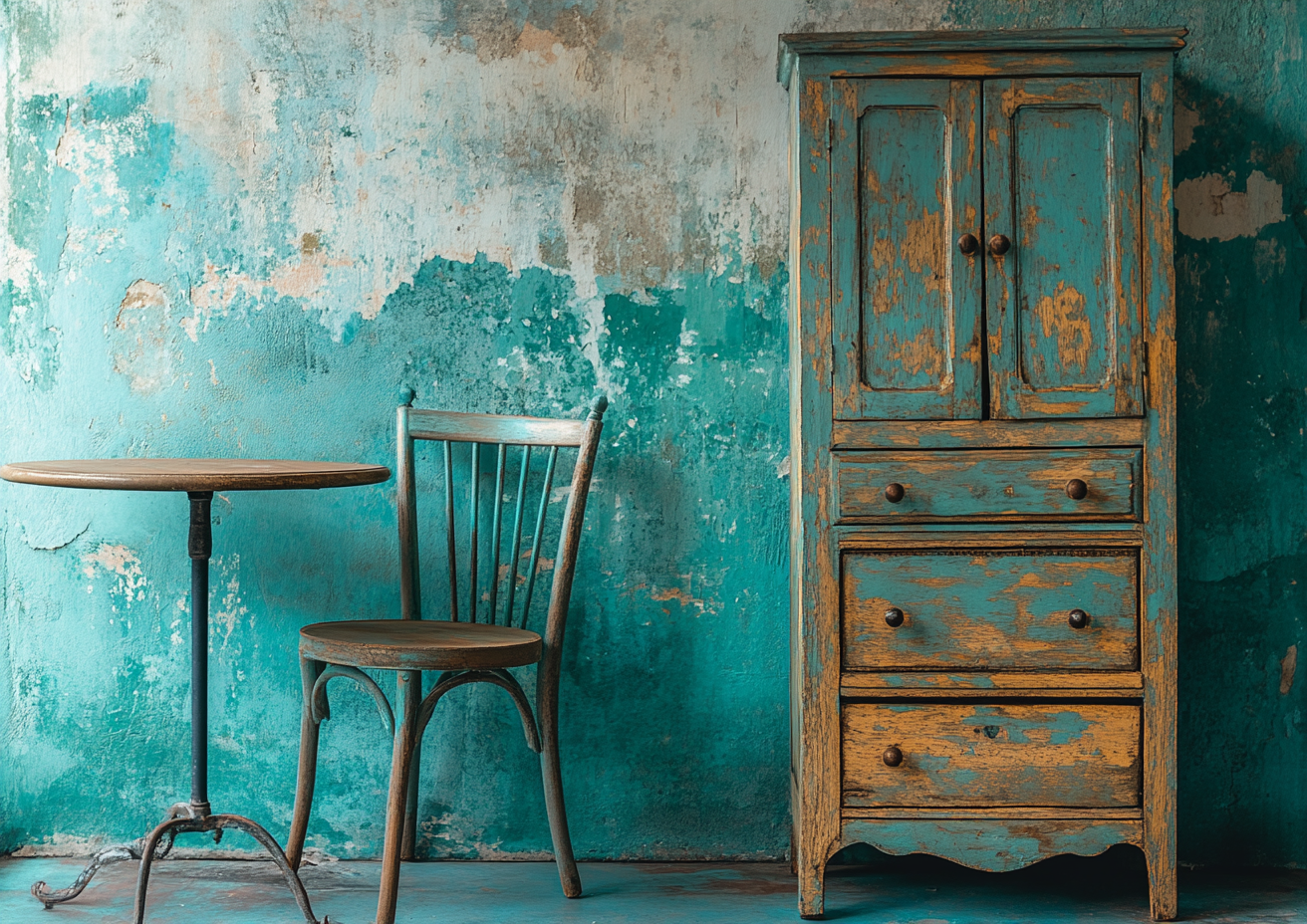 Renewing Old Furniture with Paint: A Rustic Touch