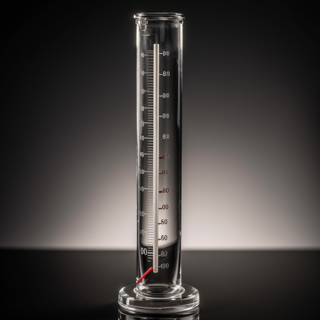 Rising mercury in sleek dual-temperature thermometer