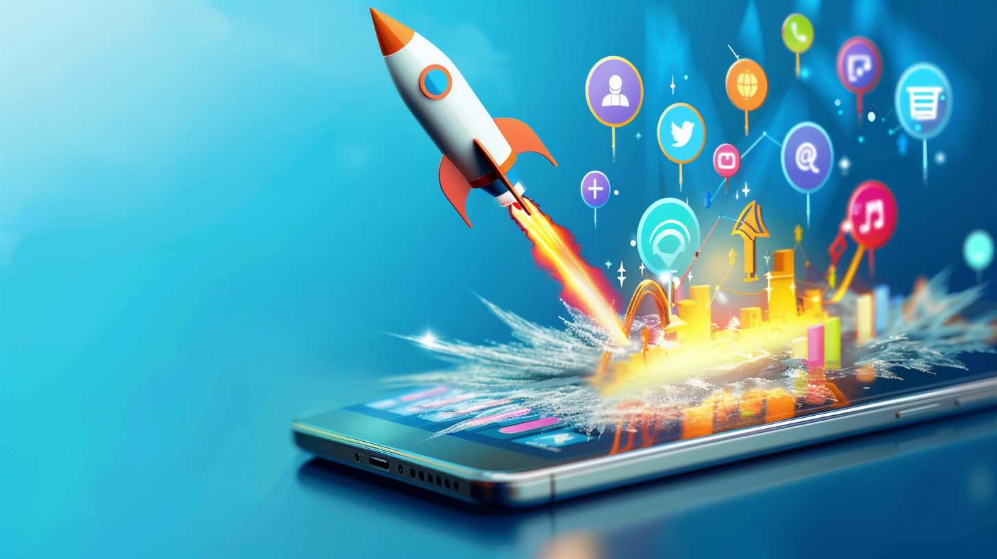 Rocket Launching from Smartphone Boosts Social Media Success