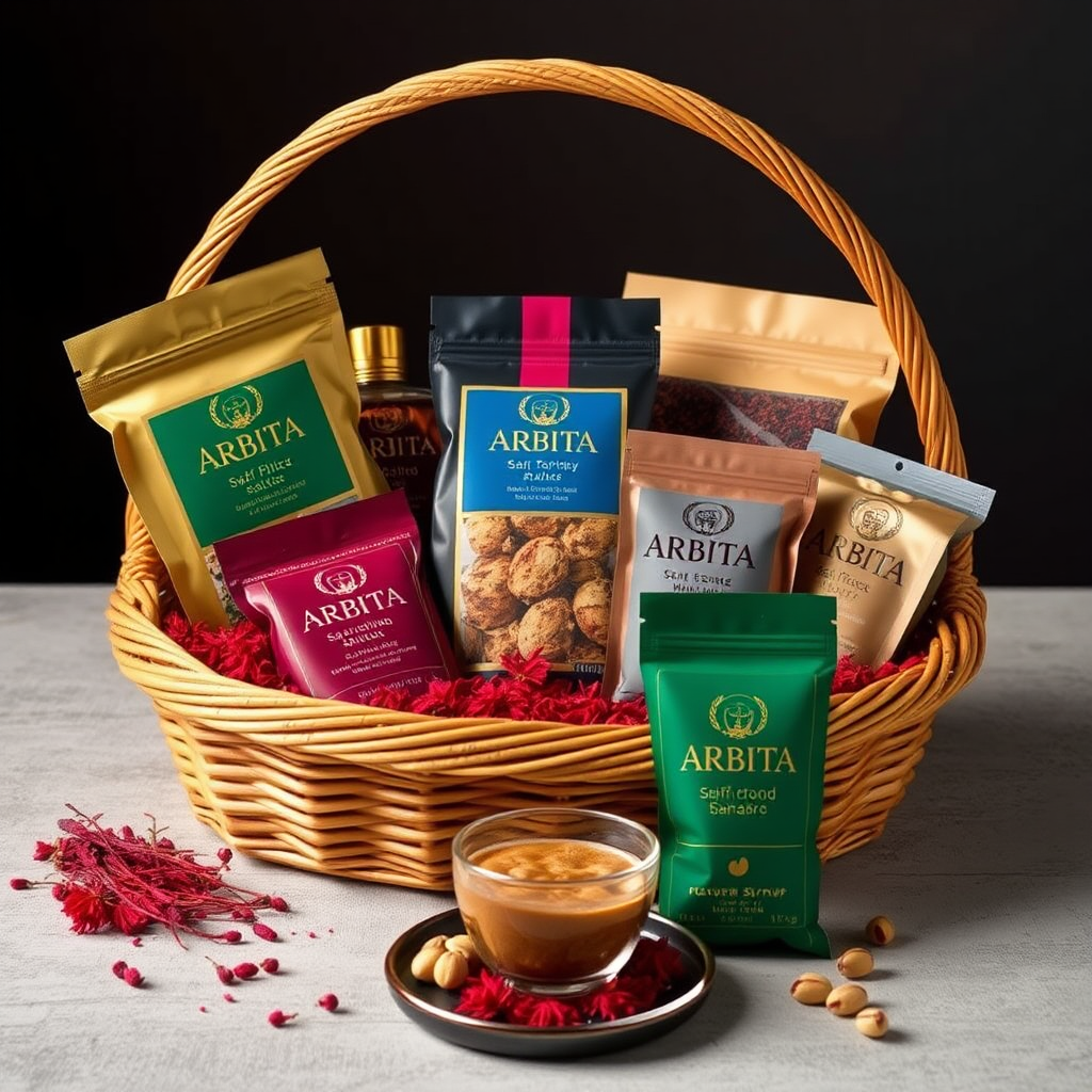 Saffron Lover Basket: A Gift for Senses