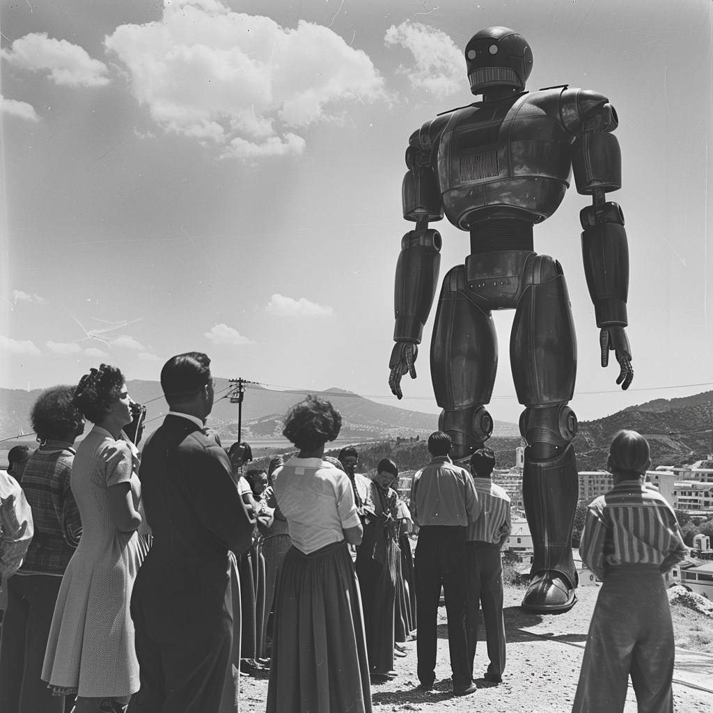 Scientists amazed by first human-like robot in 1943.