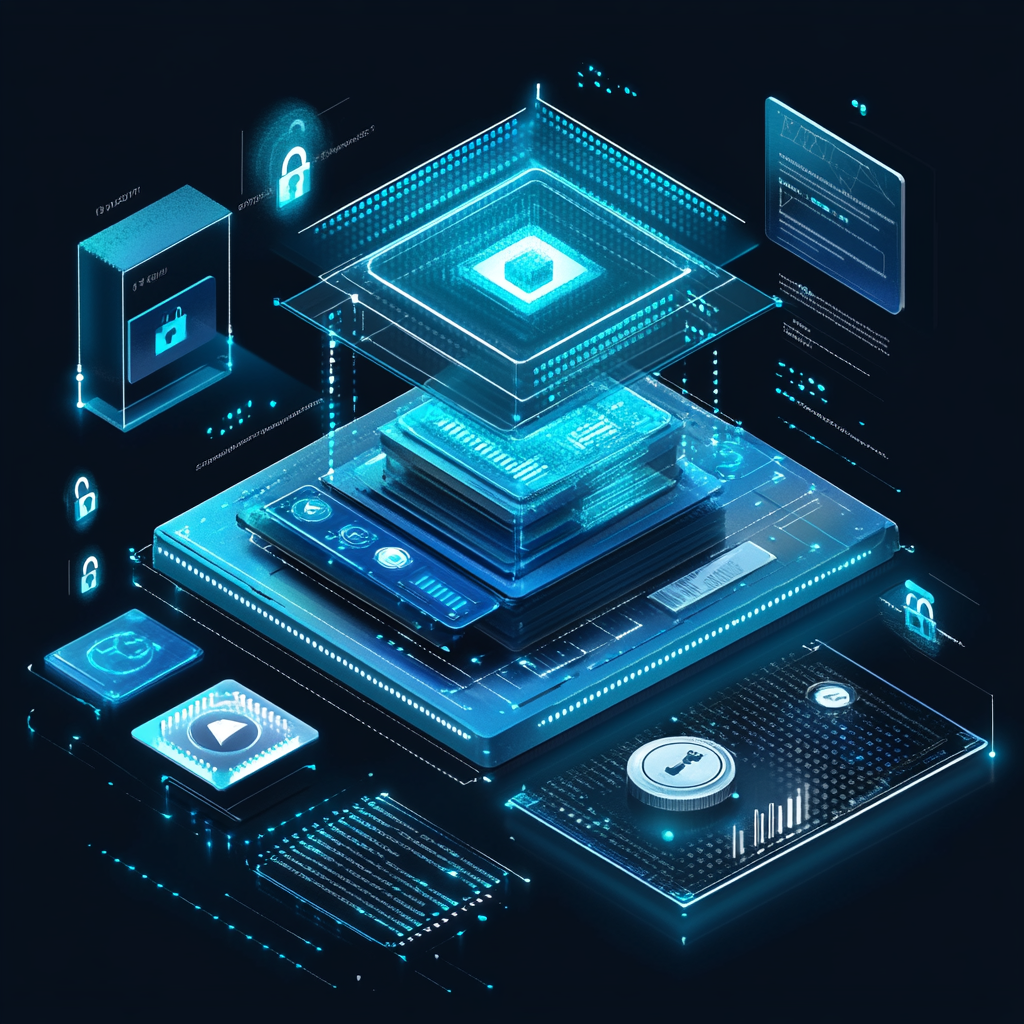 Secure digital blockchain ledger with transaction checkmarks