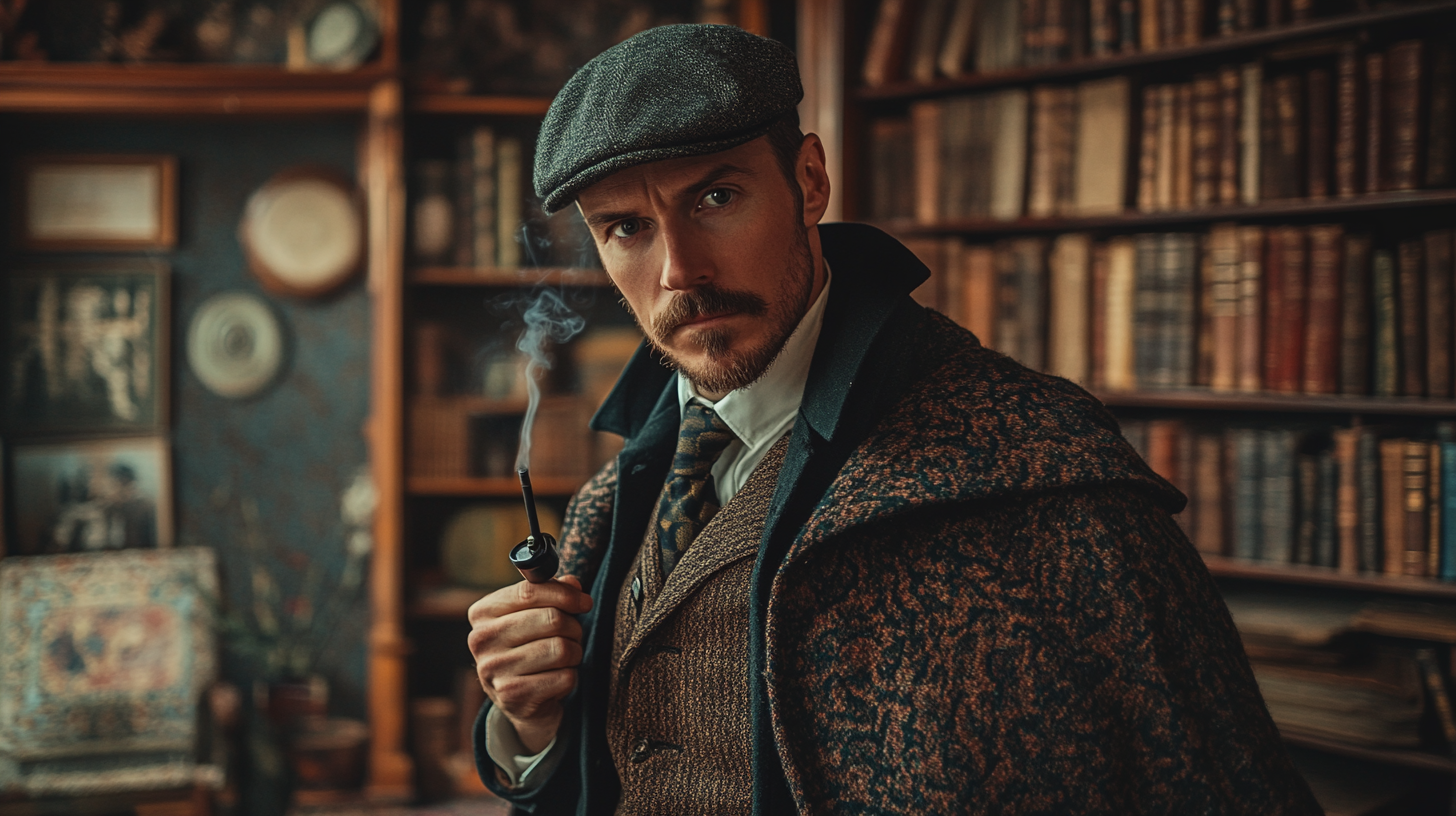 Sherlock Holmes in 19th Century London Room