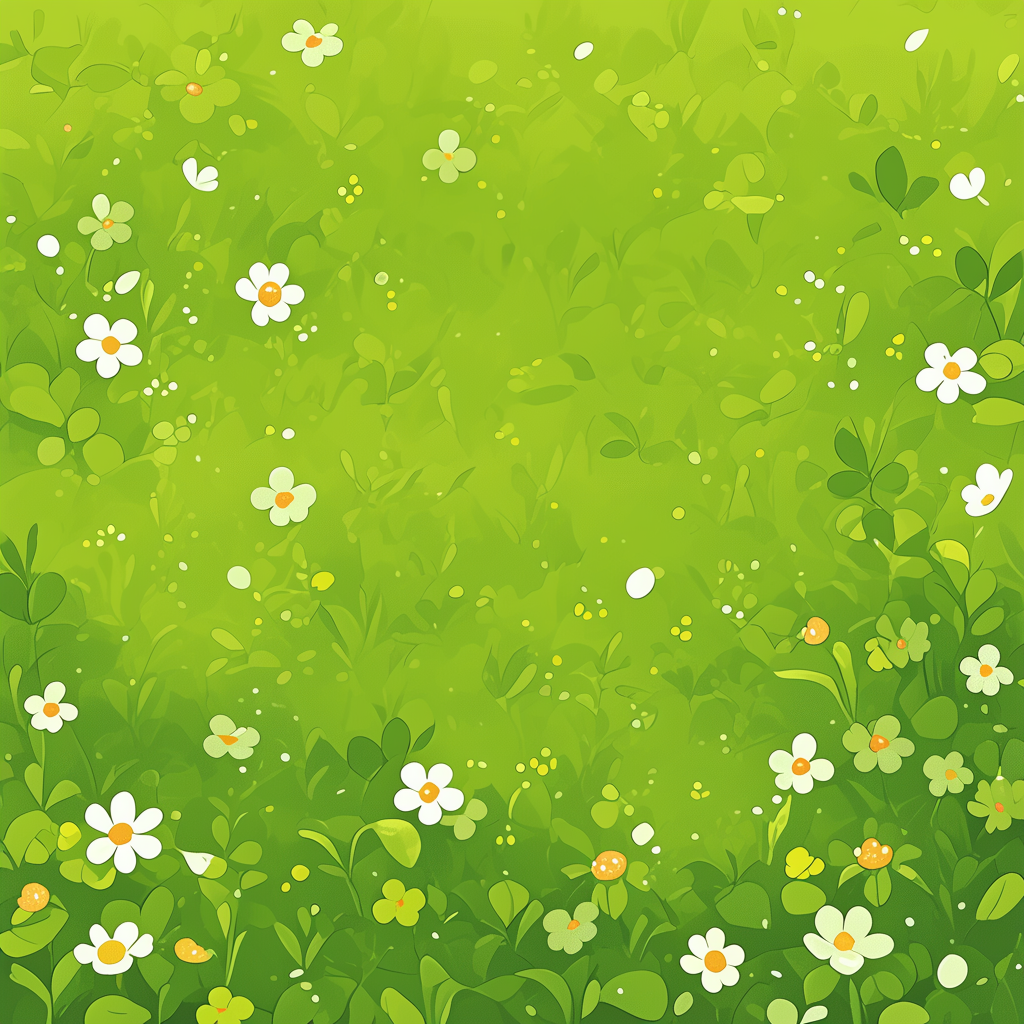 Simple 2D game background of green grass field