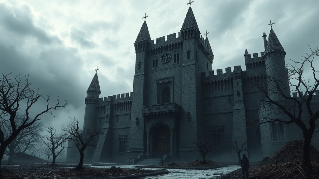 Sinister, abandoned castle in A Song of Ice and Fire.