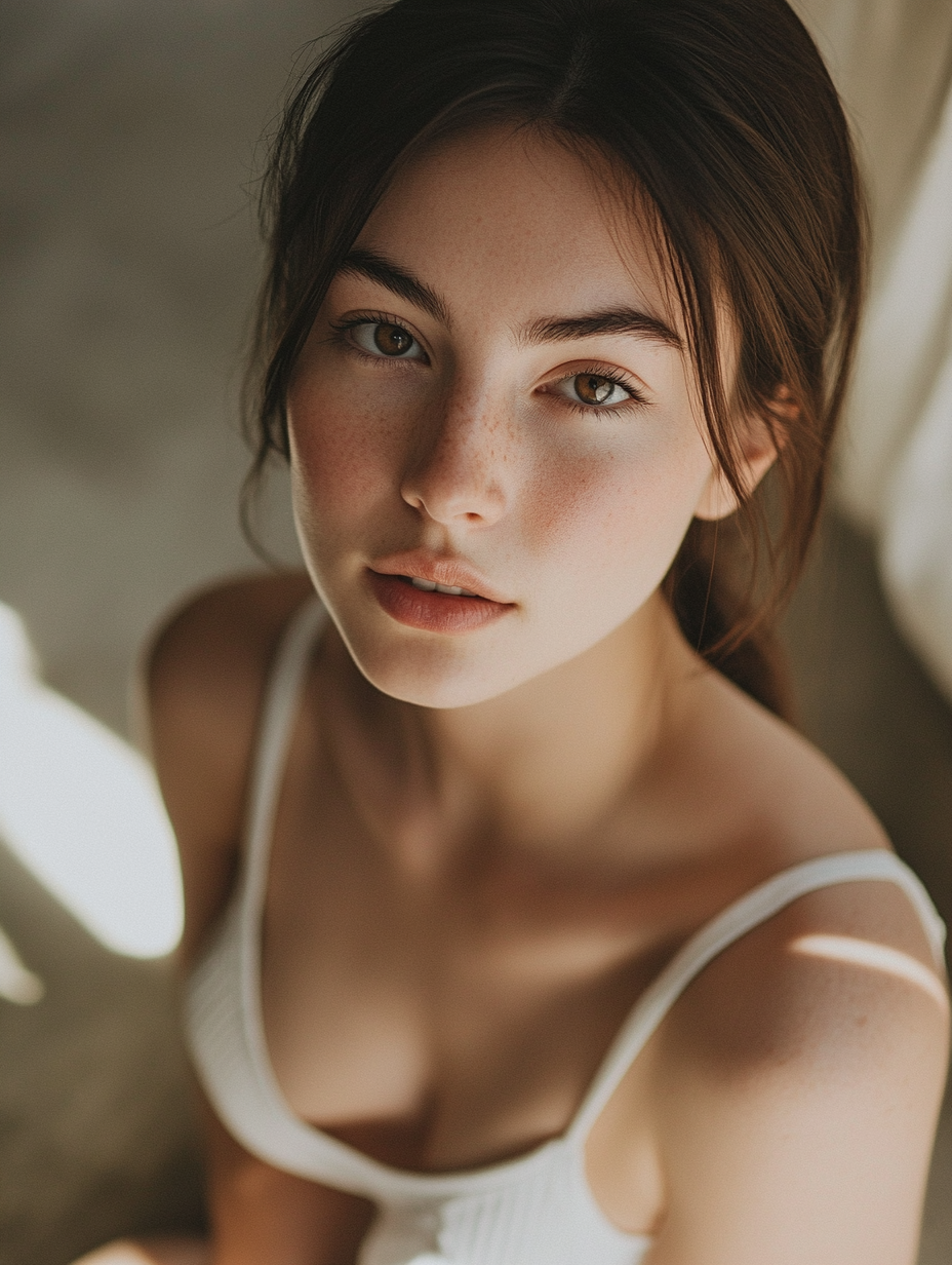 Skinny 22-Year-Old Woman Portrait Sony A7R IV 