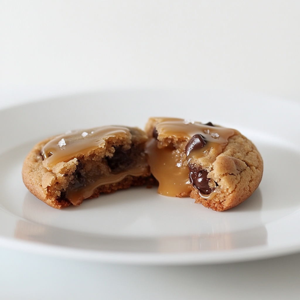 Soft, chewy cookies with gooey caramel and chocolate chips.